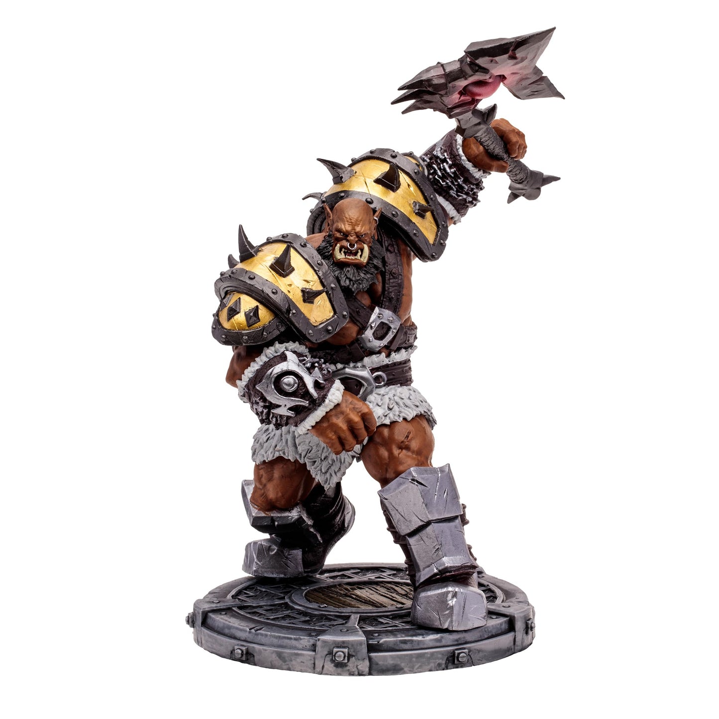 McFarlane Toys World of Warcraft Orc Warrior/Shaman 1:12 Scale Posed Figure - Multicolor, Model 16683, Plastic