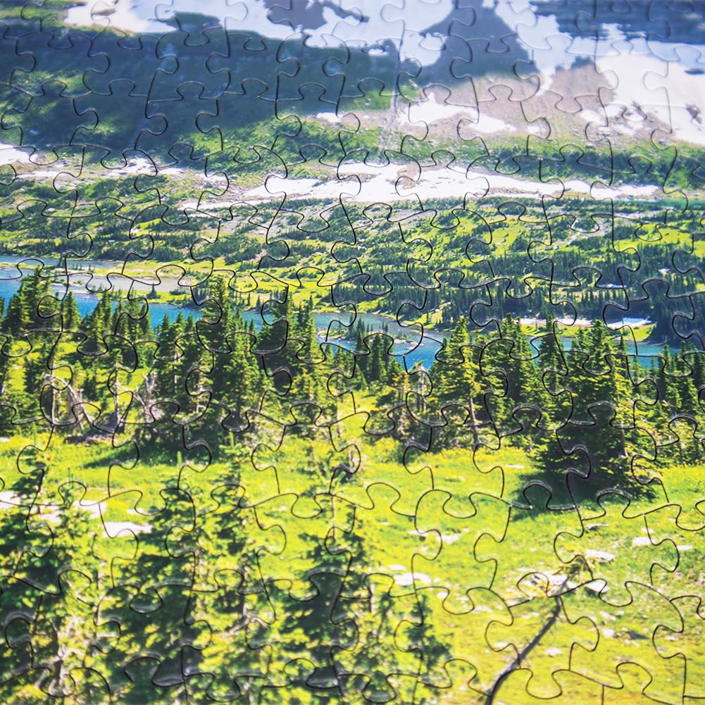 Beduke Jigsaw Puzzles For Adults 1000 Pieces Glacier National Park 1000 Piece Puzzle Thick Sturdy Precise Interlocking Age 14+ Family Game