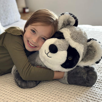BENINY Giant Raccoon Plush Stuffed Animal 30 - Fluffy Multicolor Raccoon Toy for Kids, Perfect Birthday Gift and Sweet Companion
