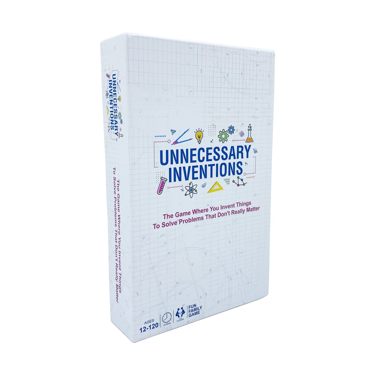 Funderdome Unnecessary Inventions - The Game Where You Invent Things To Solve Problems That Dont Really Matter, Ages 12+ For 4-8