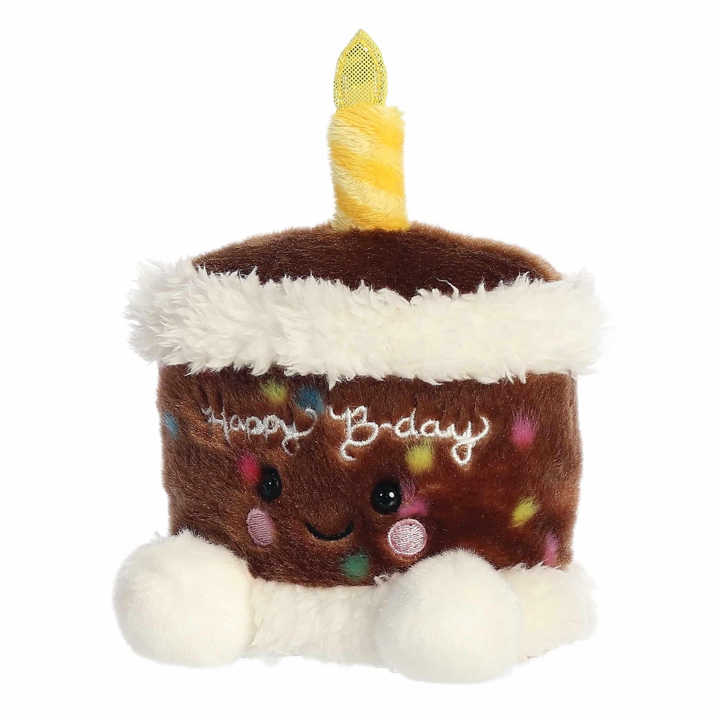 Aurora® Choco B'day Cake™ Plush Stuffed Animal - Brown, Small, 5 Inches, Collectible for Kids & Adults, Model 34074