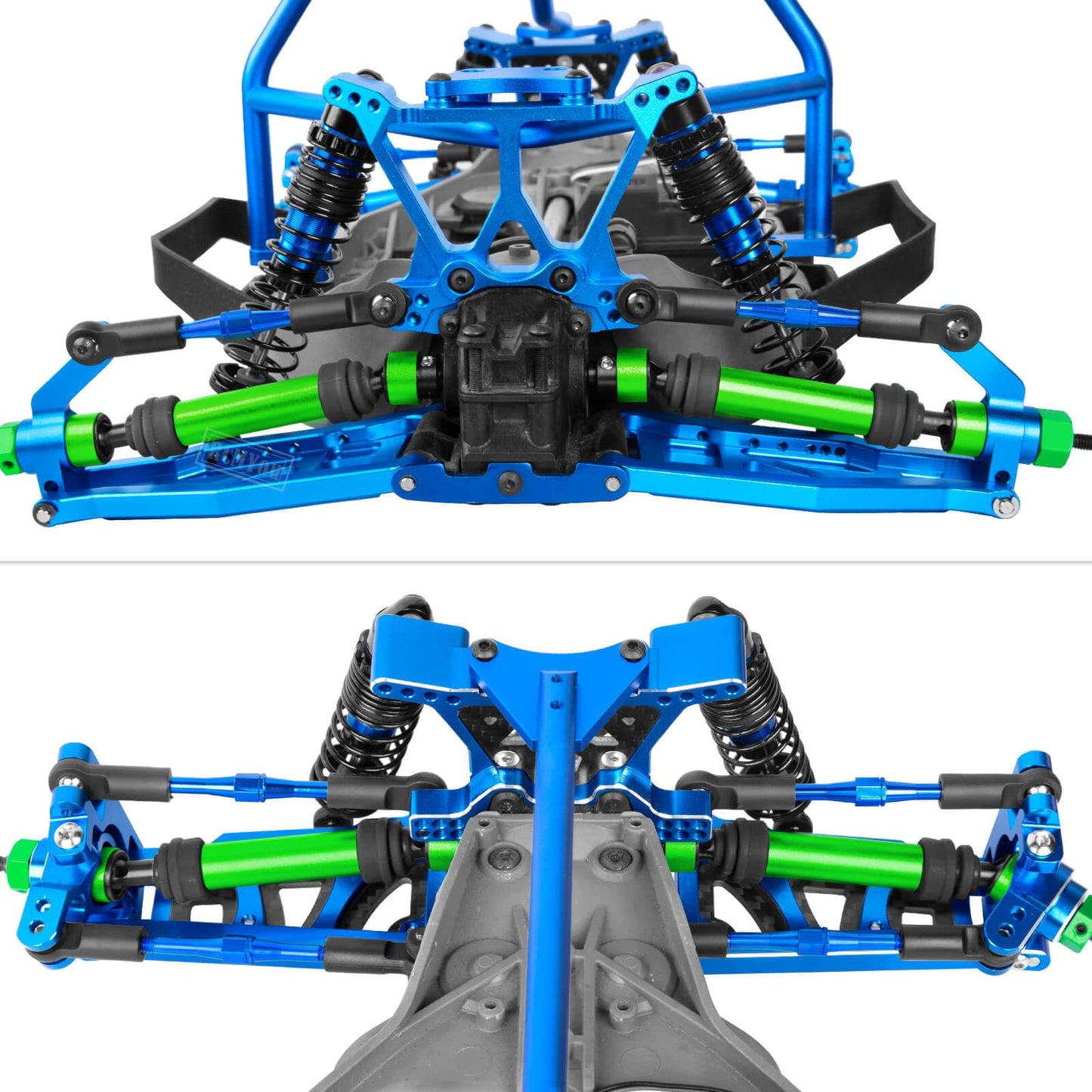 RCMYou RC Drive Shaft CVD Axles Upgrades Part for 1/10 Slash VXL 4X4,Rustler VXL 4X4,Stampede VXL 4X4,#45 Steel Front Rear Drive