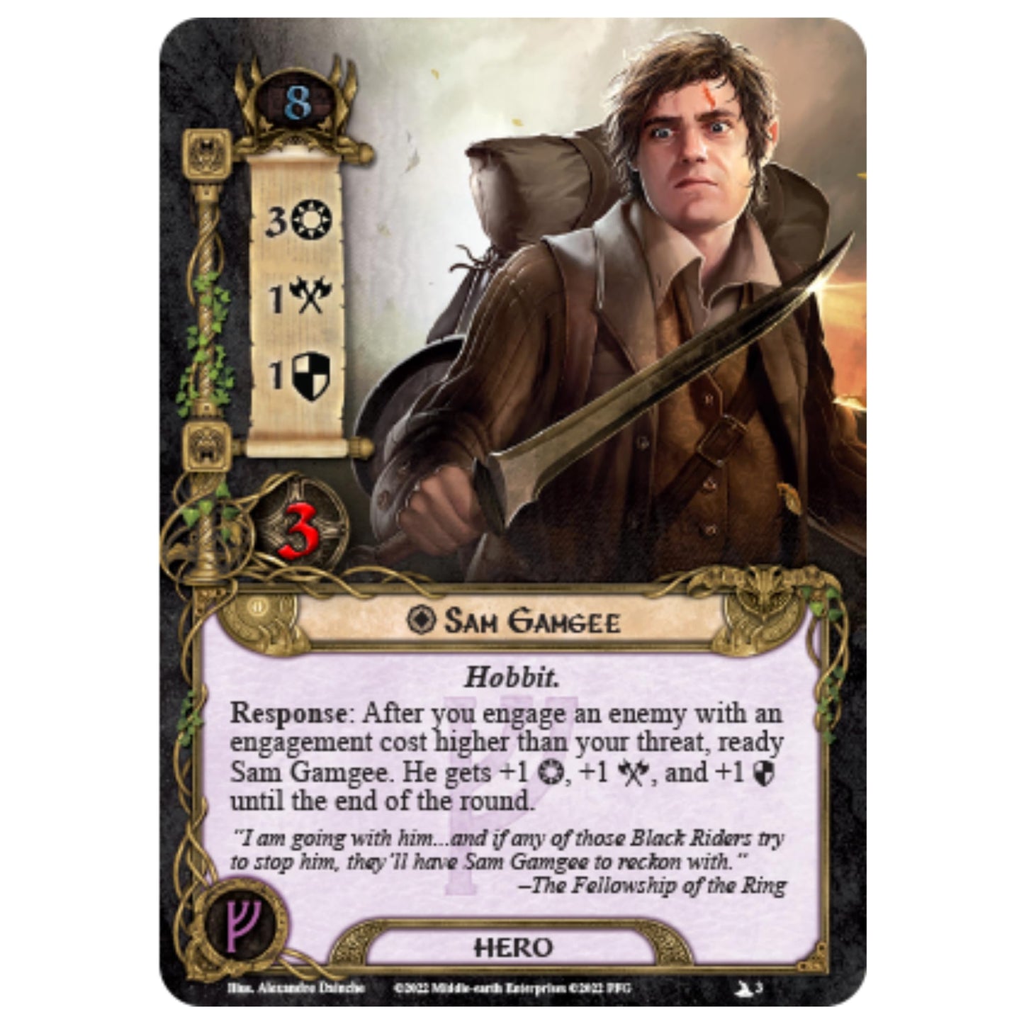 The Lord Of The Rings The Card Game The Fellowship Of The Ring Saga Expansion - Cooperative Adventure Game, Strategy Game, Ages