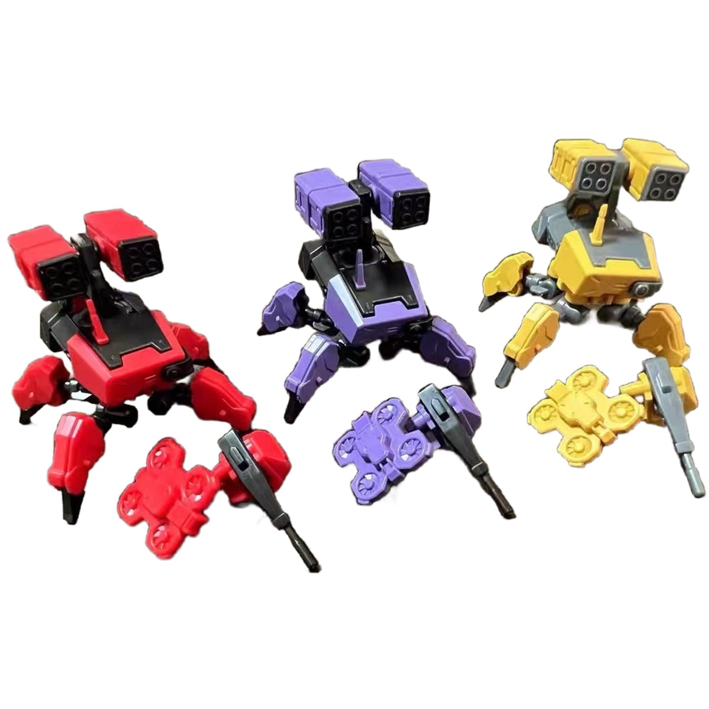 malt-inspiredISE Sheik Mainland Action Figures - Super Cavalry ZA-02 EVA - 3PCS/2'' Classic Character Collectible Age 15 and Above