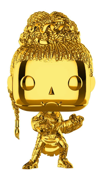 Funko Pop! Marvel Studios Ten Years Black Panther Gold Metallic Shuri Fall Convention limited availability Figure
