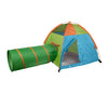 Pacific Play Tents 20432 Hide Me Color Wave Tent + Tunnel Combo 48'' X 48'' X 42''