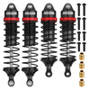 RC Car Shocks Set 4PCS Update Parts Compatible with 1:10 Scale Trax Slash/Rustler/Stampede/Hoss VXL 4x4 2WD Front & Rear Shock A