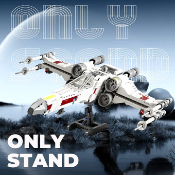 Mocellence Display Stand For Lego X Wing (2 Pack), Upgraded Display For Lego N-1, Stand For Tie Bomber, Display For Fighter 7530