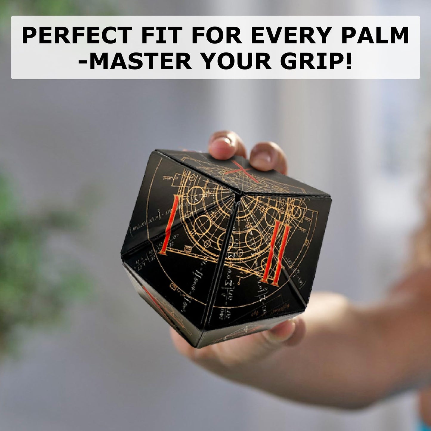 Shashibo Shape Shifting Box - Award-Winning Magnetic Puzzle Cube, 36 Magnets, Transforms into 70+ Shapes, Dice - Renaissance