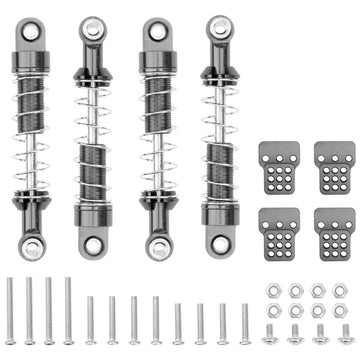 Vgoohobby Metal Shock Absorber Damper Suspension with Extender Seat Mount Compatible with 1/12 MN D90 D91 D96 D99 D99S MN90 MN99