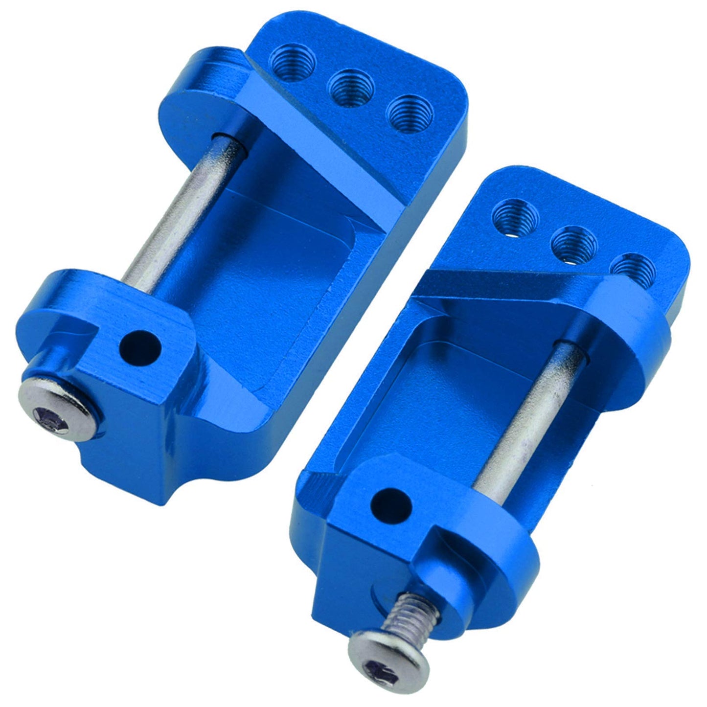 HobbyPark Aluminum Caster Blocks C-Hubs & Steering Blocks Knuckles for Traxxas 1/10 2WD Slash, Rustler, Stampede, Nitro Slash, R