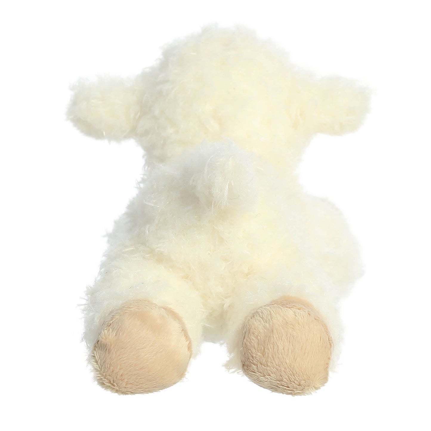 Aurora® Adorable Mini Flopsie™ Luna Lamb™ Stuffed Animal - Playful Ease - Timeless Companions - White 8 Inches