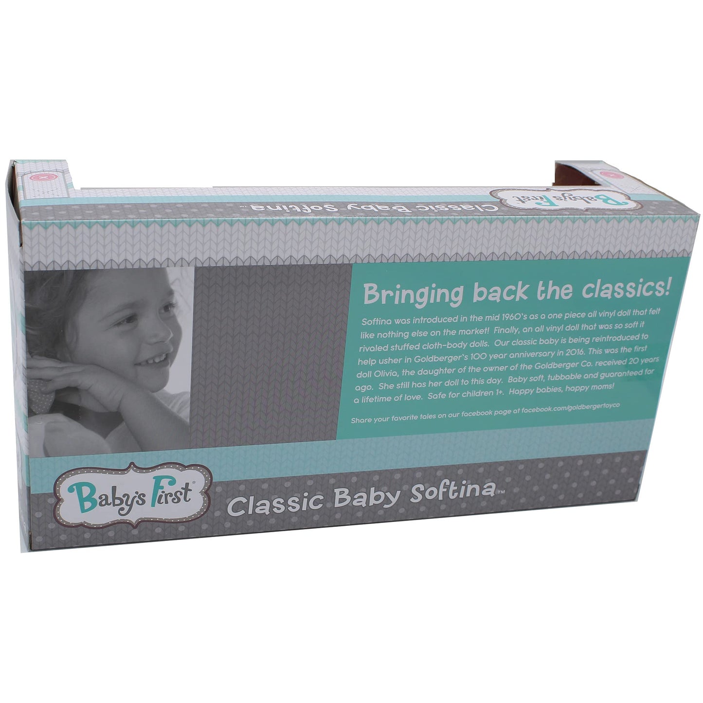 Baby'S First Bathtime Baby Softina In Jumper With Matching Headband And Feel So Real Skin - Safe For Children 1 Year & Up