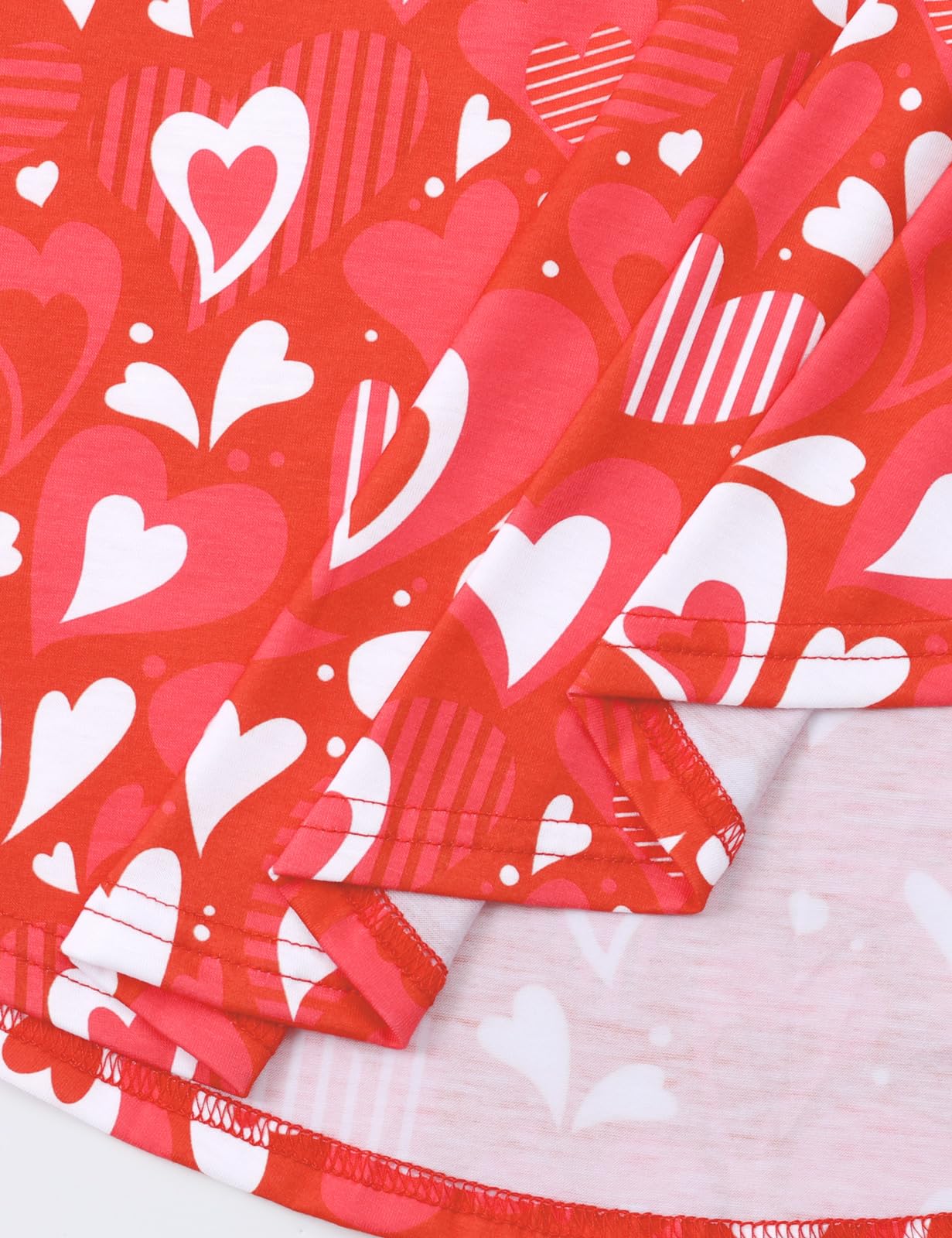 Cosland Valentines Dress For Girls Kids Heart Dresses, Heart, Medium
