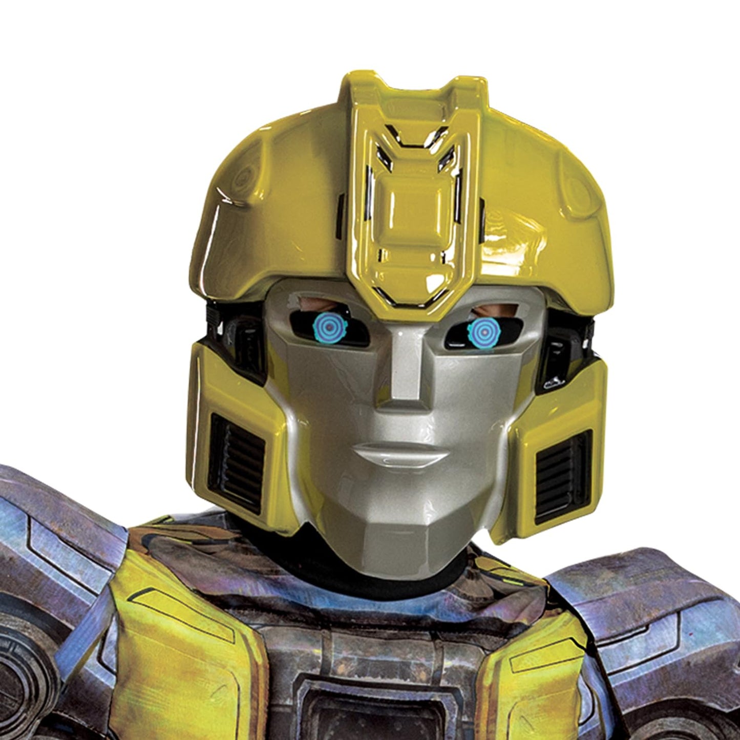 Disguise B127 Transformers One Costume, Official Transformers Animated Movie Bumblebee Muscle Costume For Kids, Child Size (4-6)