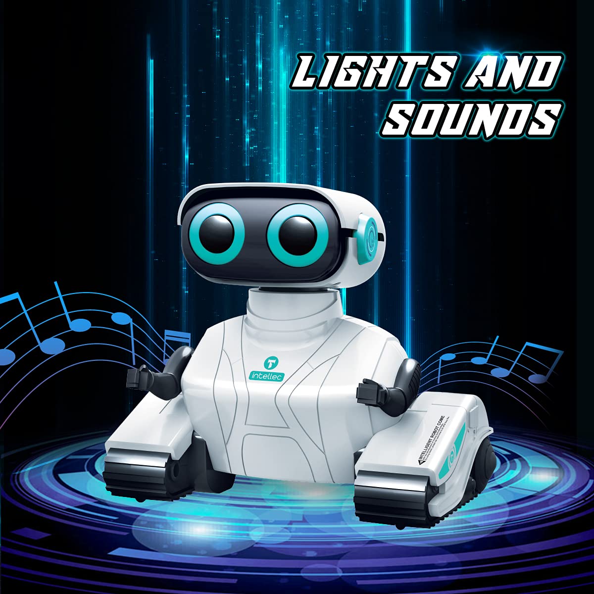 KaeKid Robot Toys for Kids, Remote Control Robot Toys with LED Eyes & Flexible Arms, Dance & Sounds, RC Toys for 3 4 5 6 7 8 Yea