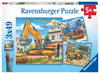 Ravensburger - Large Construction Vehicles - 49 Piece Jigsaw Puzzle 3 Pack Set - Bright Loaders Trucks & More - Larger Pieces - enhanced Quality - Ideal Gift - Screen-Free Fun - Children Age 5+