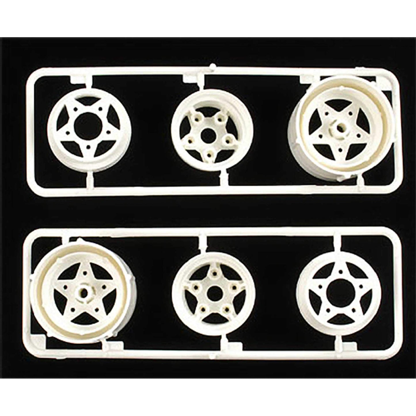 Tamiya 0555067 RC R Parts, Rear Wheels Set, for 58016 (TAM0555067)