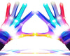 GLEDLOVES LED Finger Gloves Finger Light Gloves LED Gloves for Teen and mature-themed Gifts The Toys for 13 and Up Year Old Boys Girls Light Up Gloves Have 5Color/6Mode in Halloween Chrismas Party(1 Pair/L)