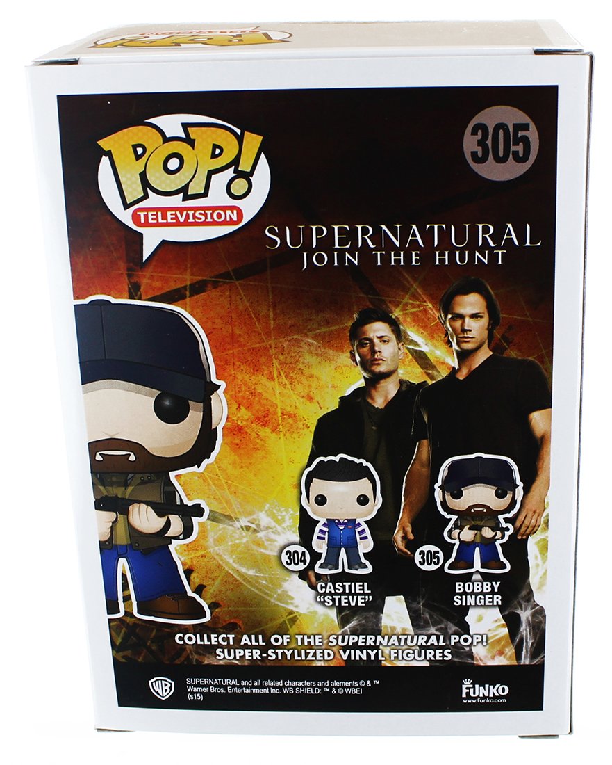 Funko POP TV Bobby Singer Action Figure - 3.75" Vinyl, Brown, Model 6464