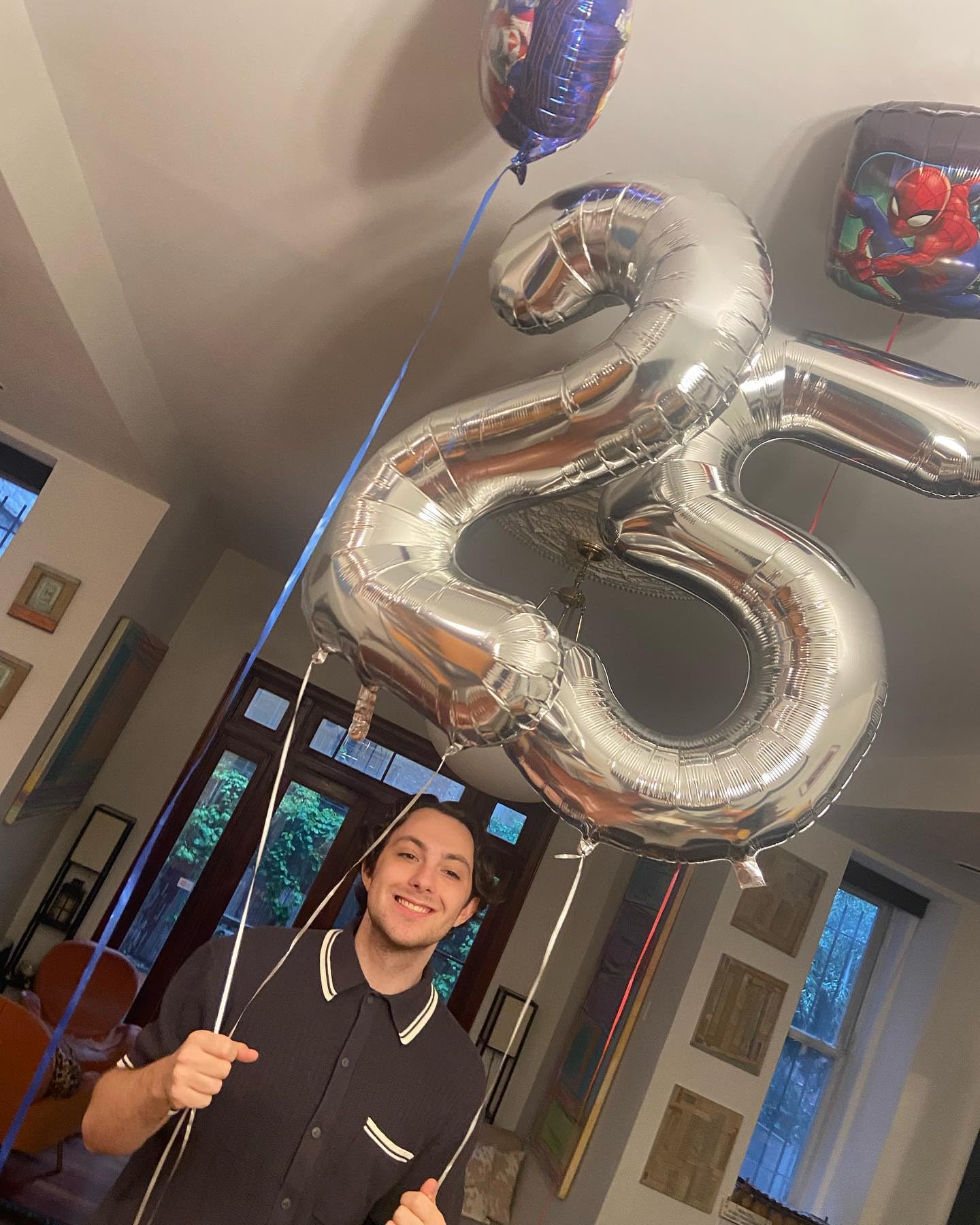 25 Balloon Number, Silver Number 25Th Birthday Balloons 40 Inch, 25 Or 52 Years Old Silver Birthday Decorations For Men Women, 2