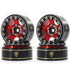 Treal 1.0 Beadlock SCX24 Wheels (4P) Classic 5-Star 1 Micro Beadlock Wheels for Axial 1/24 Deadbolt C10 Betty Gladitor Bronco 27