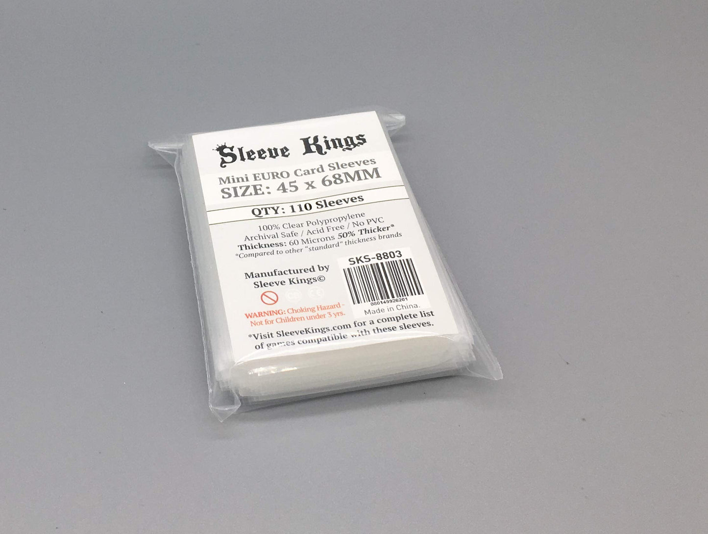 Sleeve Kings Robinson Crusoe Compatible Sleeve Bundle - Clear (8808 X 2 + 8803 X 1)