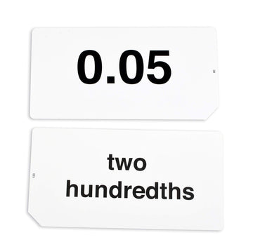 Learning Advantage 8658 Decimal Flash Cards