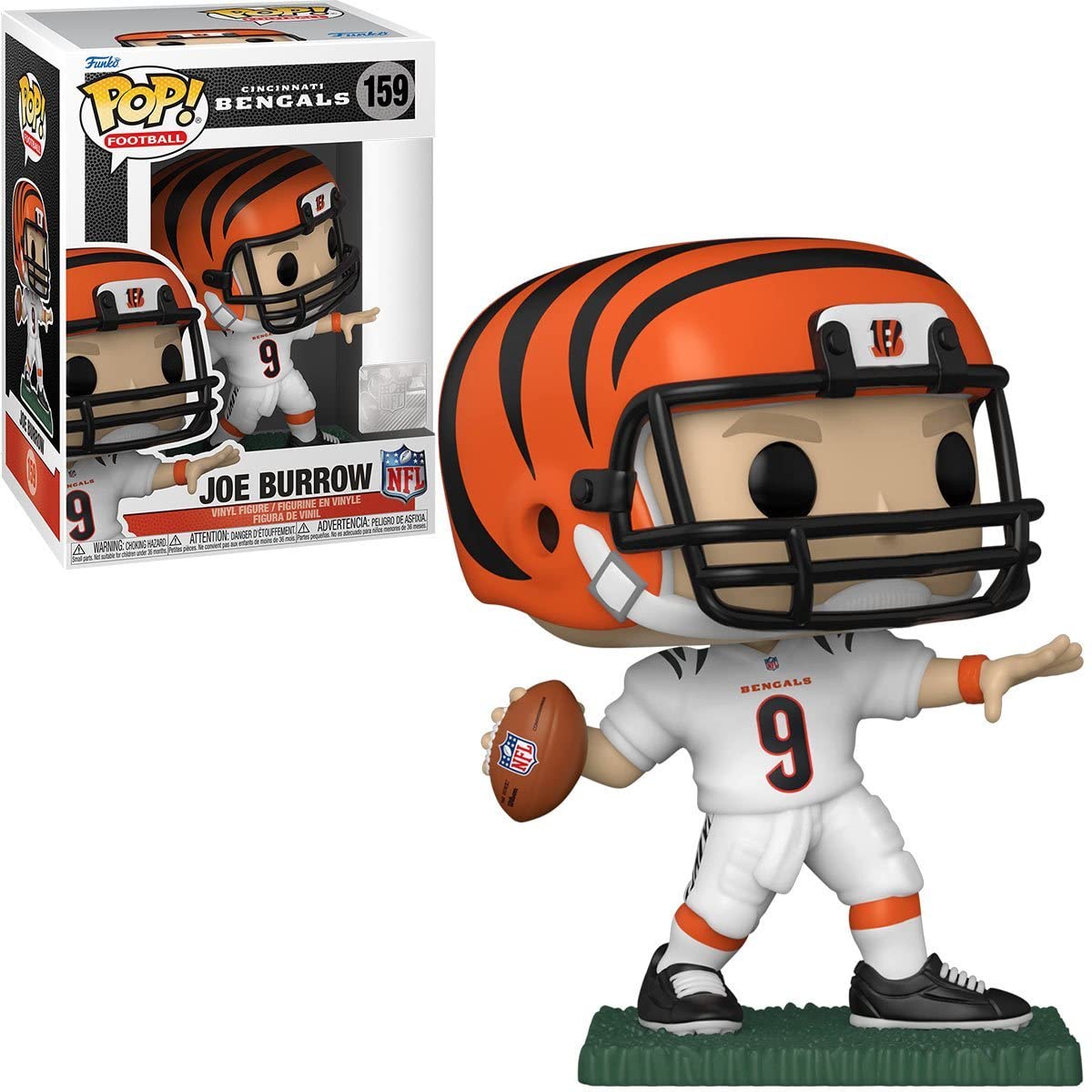 Joe Burrow (Cincinnati Bengals) Nfl Funko Pop! Series 8 W/Ecotek Protective Case