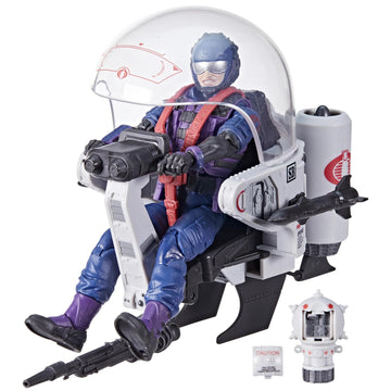 G.I. Joe Classified Series Tele-Viper & Cobra Flight Pod Vehicle, 6" Multicolor, Model F66875L0, Includes 9 Accessories