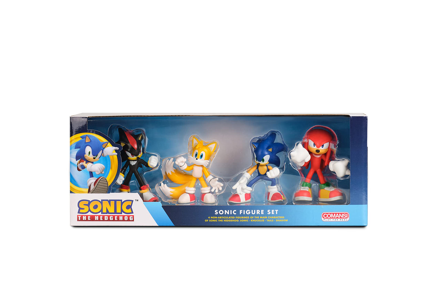 Comansi Sonic Collection Set (4 Figures: Sonic, Shadow, Knuckles, Tails), Y90300