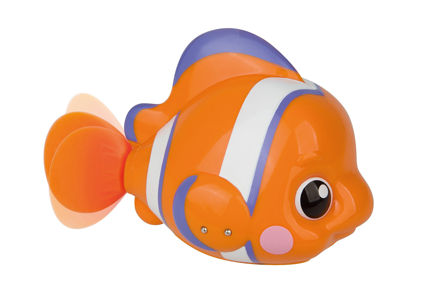 Robo Alive Junior Little Fish Battery-Powered Baby Fish Bath Toy By Zuru Bathtub Water Toys With Batteries, Orange Fish
