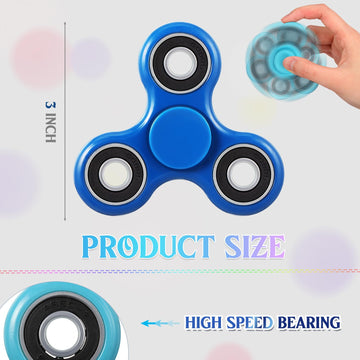 Silipull 6 Pcs Fidget Spinner Toy Bulk Sensory Fidget Toy for Adults Kids Party Favors Classroom Prizes Gift Bag Fillers Stress