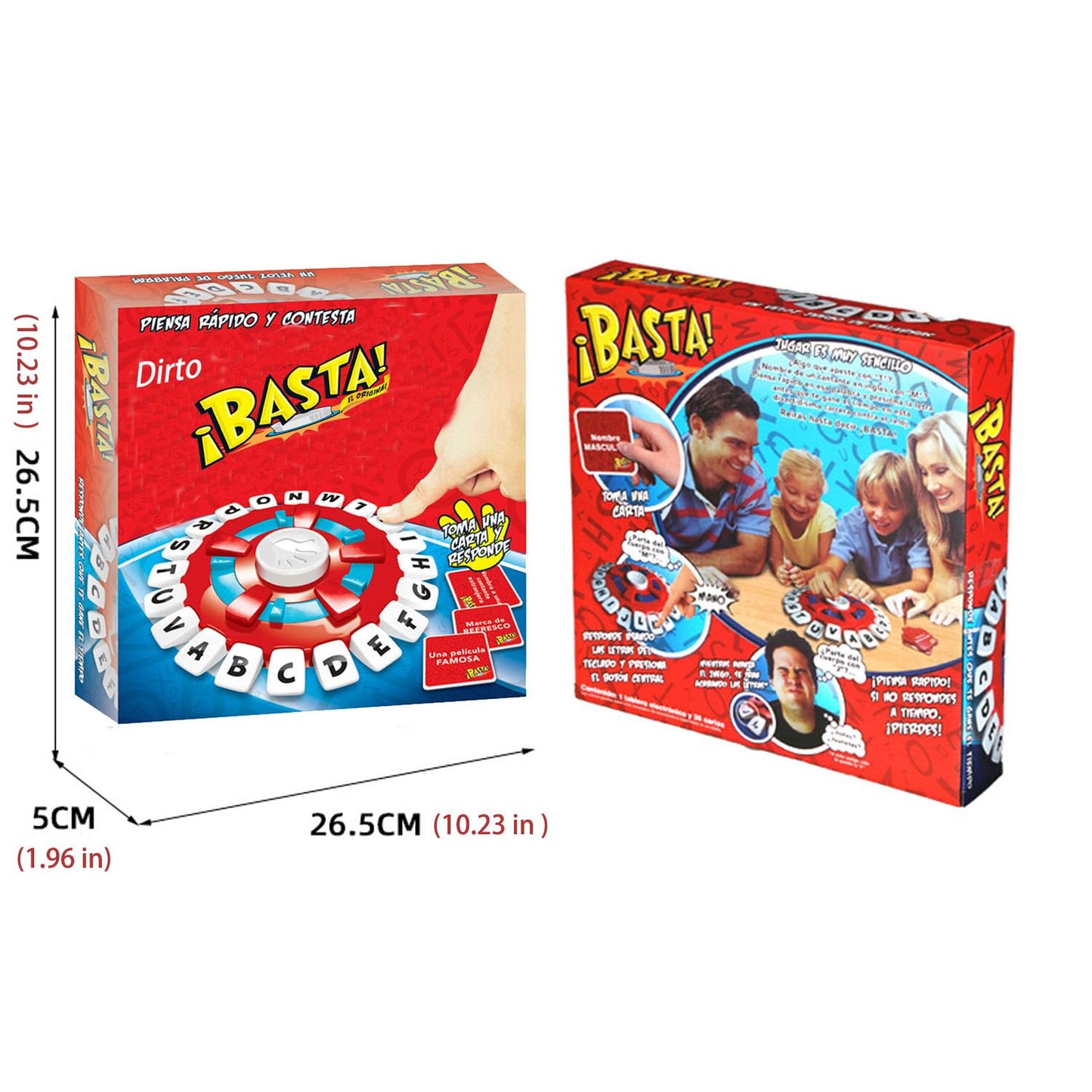 Basta Juego De Mesa En Espaol - Think A Words Game