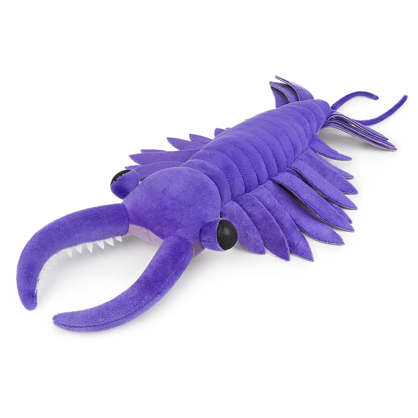Frankiezhou Simulation Anomalocaris Arthropod Plush-Purple 21'' Cambrian Ancient Sea Shrimp Stuffed Animal,Soft Shrimp Plush Toy