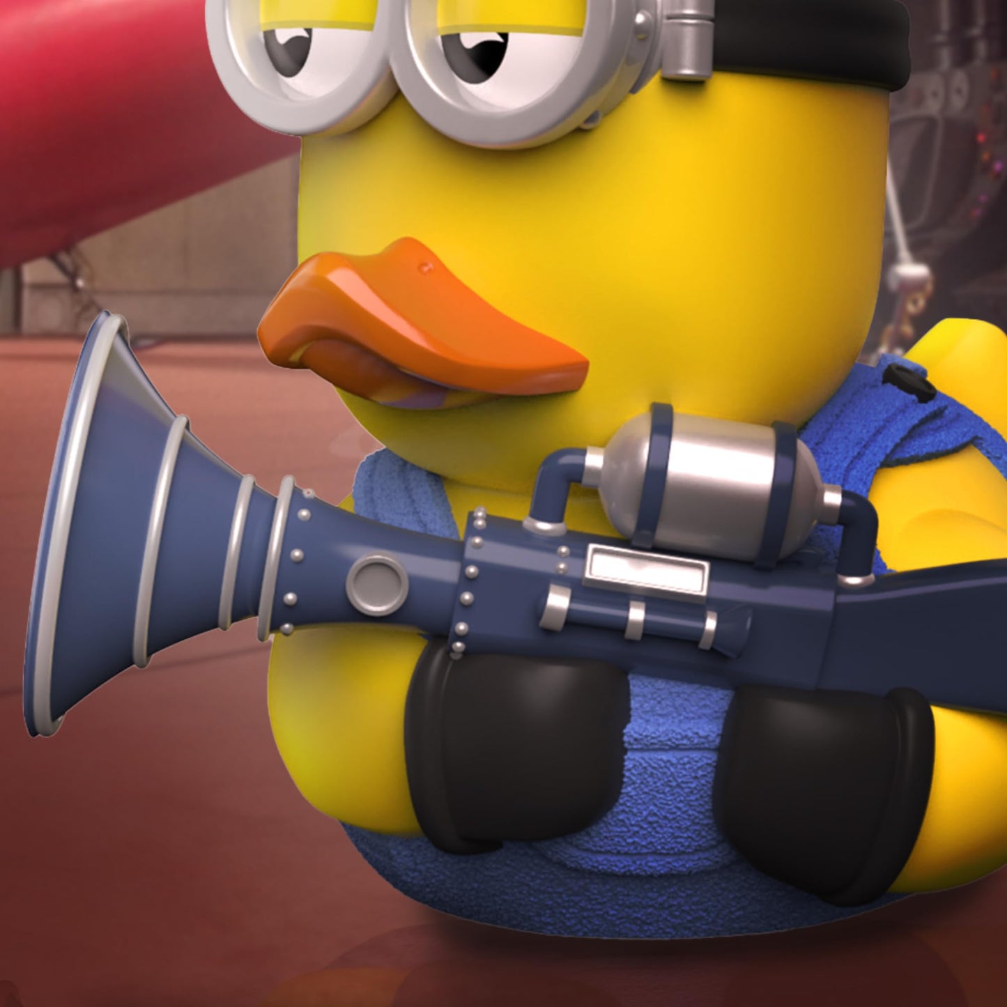 Tubbz First Edition Minions Kevin (With Fart Blaster) Collectible Vinyl Rubber Duck Figure - Official Universal Despicable Me 4 Minions Merchandise - Kids Tv, Movies & Video Games
