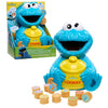 Just Play Sesame Street Cookie's Counting Jar - 12 Pieces, 20+ Phrases, Blue, Medium, Model 57782, Educational Toy for Ages 2+
