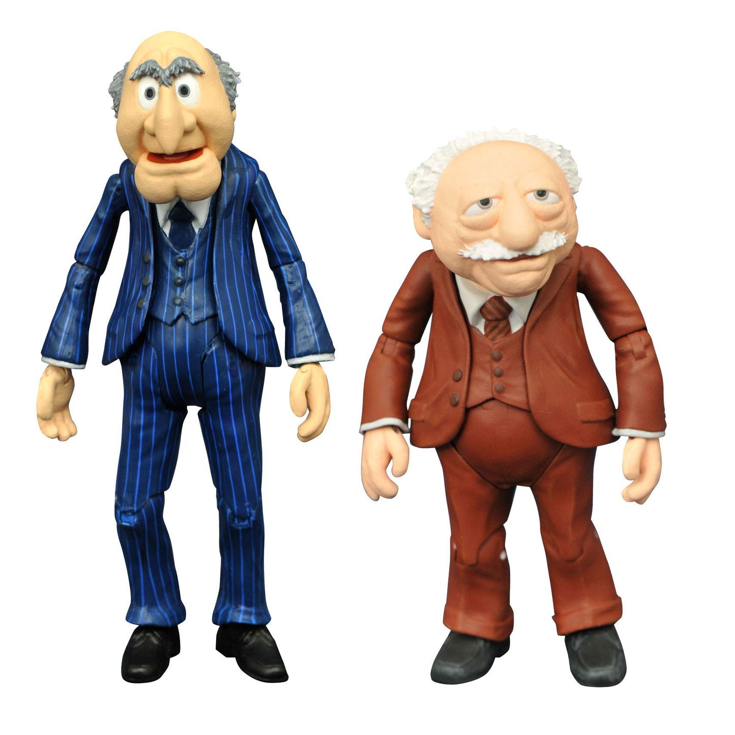 Diamond Select Toys Muppets Statler & Waldorf Action Figure Two-Pack, Multicolor, One Size, Model JAN209310, Plastic