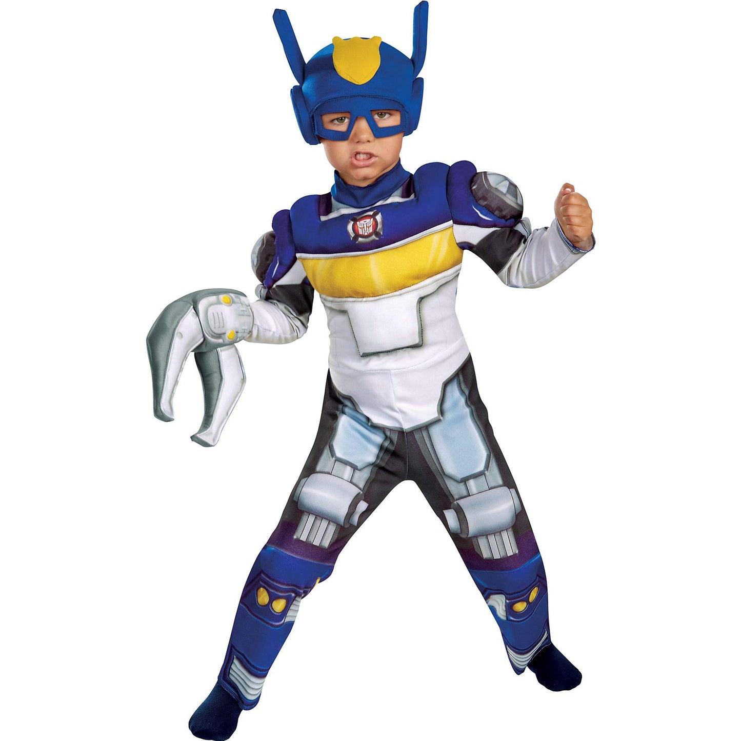 Boy'S Transformers Chase Rescue Bots Toddler Muscle Costume, 4-6