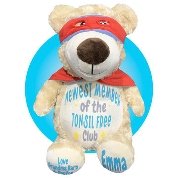 Tonsillectomy Recovery Gifts For Boys Or Girls - Personalized Gifts For Tonsillectomy - Tonsil Removal Gift For Kids - Get Well