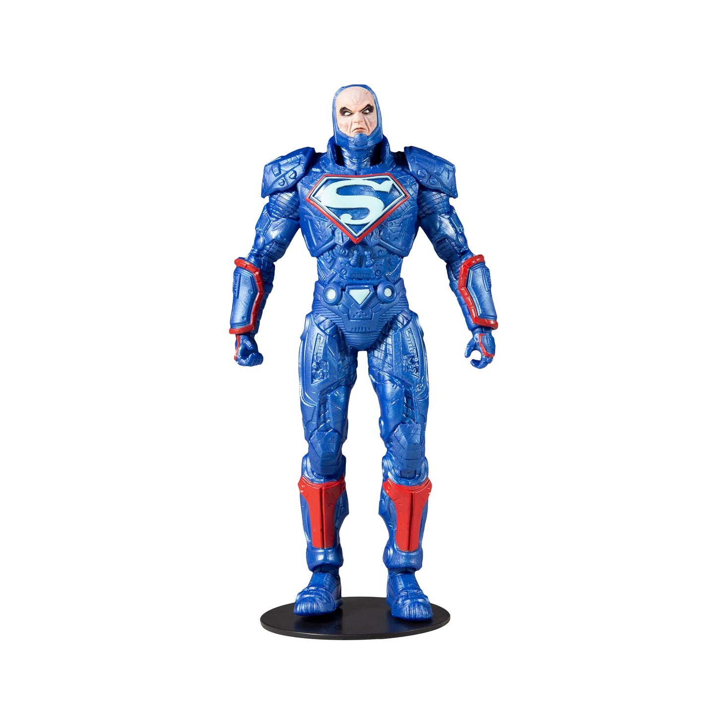 Mcfarlane Toys Dc Multiverse Lex Luthor In Blue Power Suit 7' Action Figure With Throne & Accessories