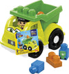 MEGA BLOKS Toddler Car Toy with Raphy Figure, Multicolor Plastic Building Blocks, Model HBP13 for Ages 1-3
