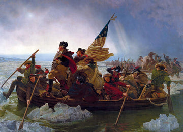 EuroGraphics Washington Crossing The Delaware Puzzle - 1000 Pieces, Cardboard, Blue/Green/Red, Model 6000-0829