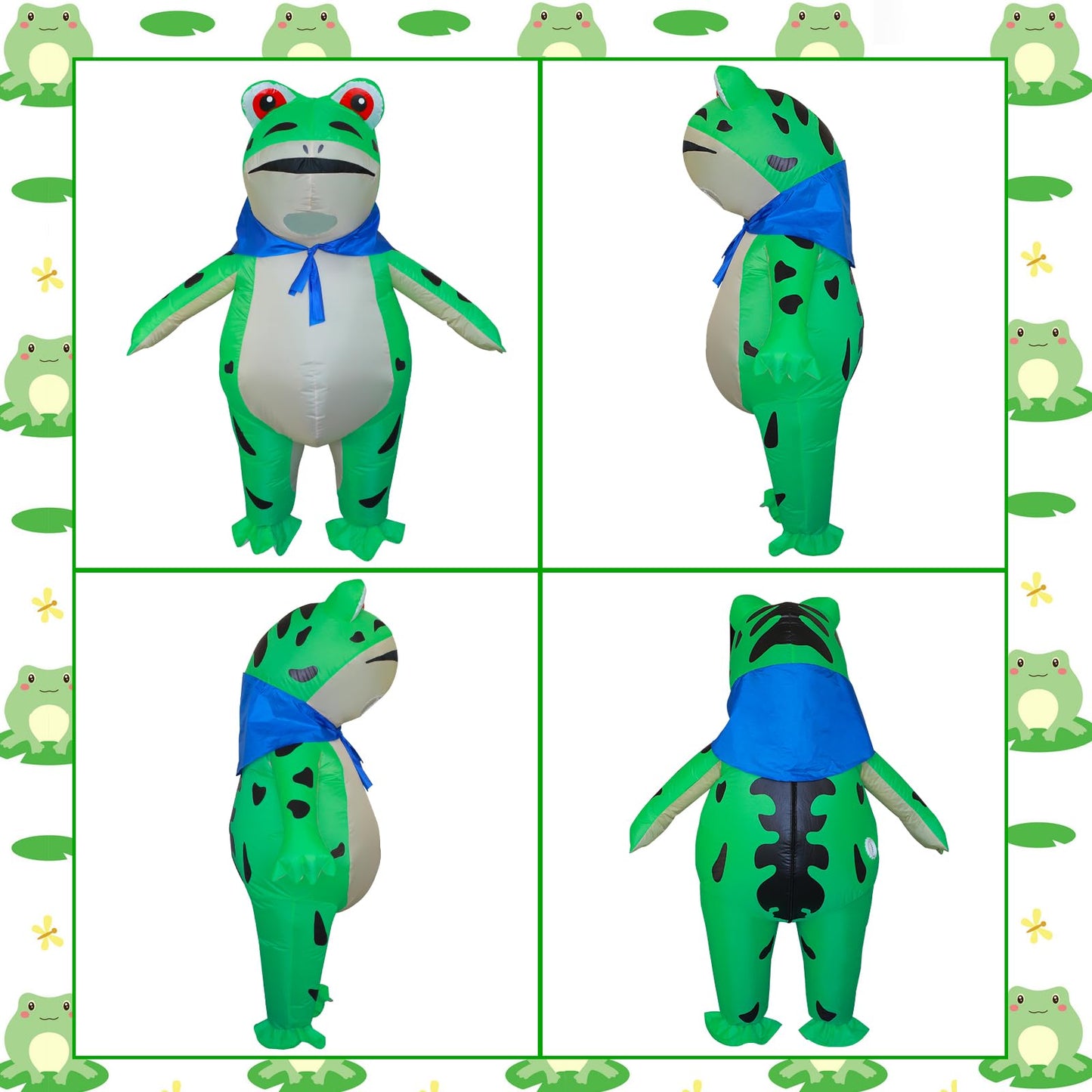 Stegosaurus Inflatable Frog Costume For Kids Halloween Cute Animal Costumes Funny Blow Up Suit For Boys Girls Cosplay Party