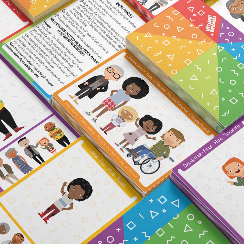 Happy Family Card Game – Promotes Inclusion, Diversity, And Empathy – Educational Game For Kids Ages 4+