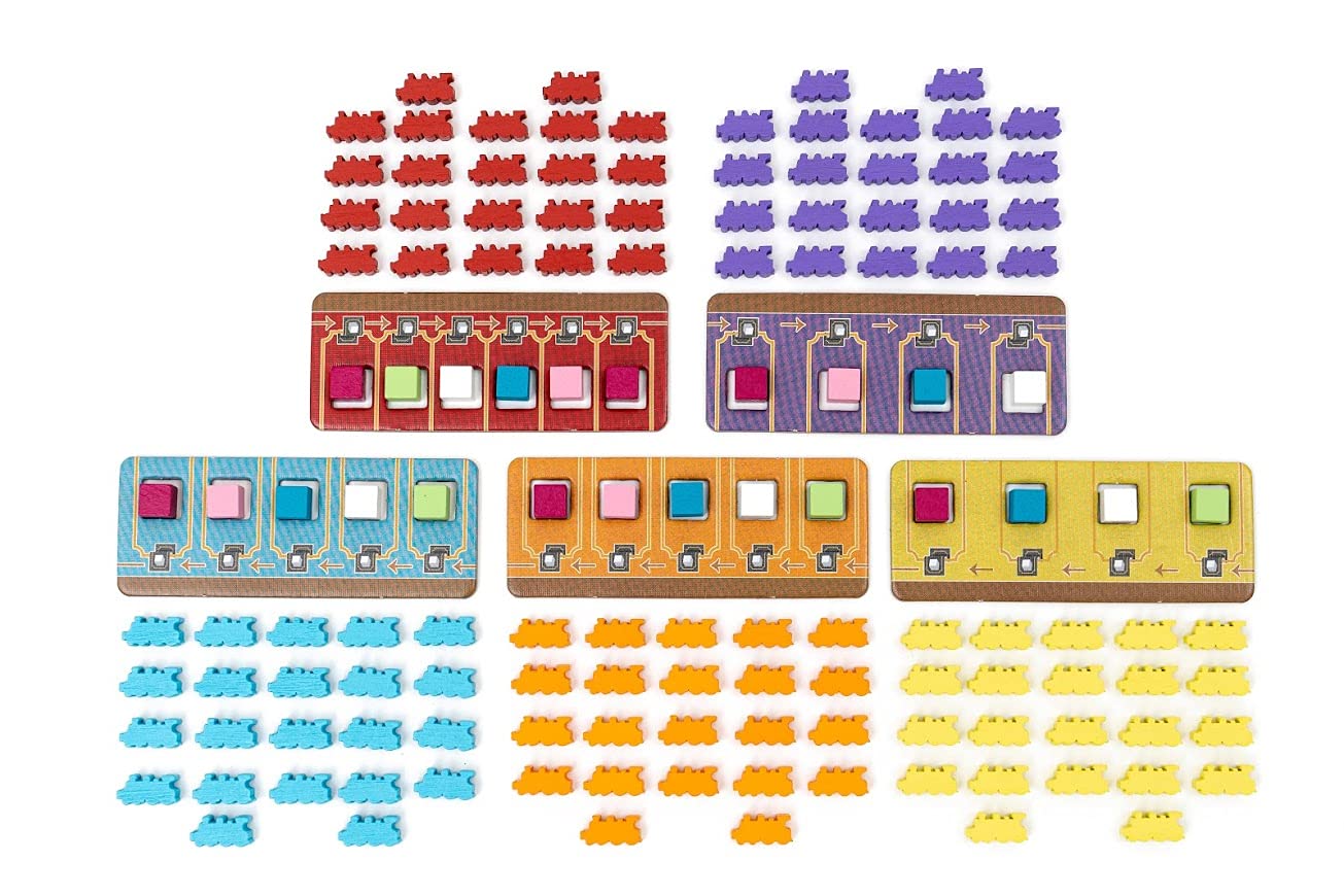 Capstone Games: Iberian Gauge, Strategy Board Game, Game Of Building Railroads Across Peninsula, 60 Minute Play Time, 3 To 5 Pla