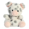 Aurora® Spotted Piglet™ Stuffed Animal - Mini White Pocket-Sized Palm Pals™ Collectible - 5 Inches