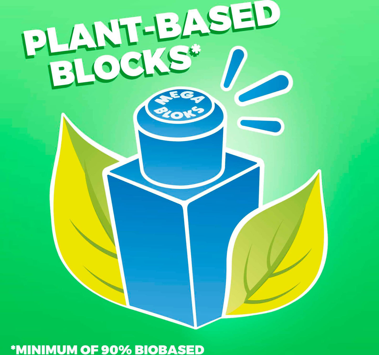 Mega Bloks Fisher-Price Toddler Blocks Toys Set, Build ‘N Play Bag With 60 Plant-Based Pieces And Storage, Blue, Ages 1+ Years