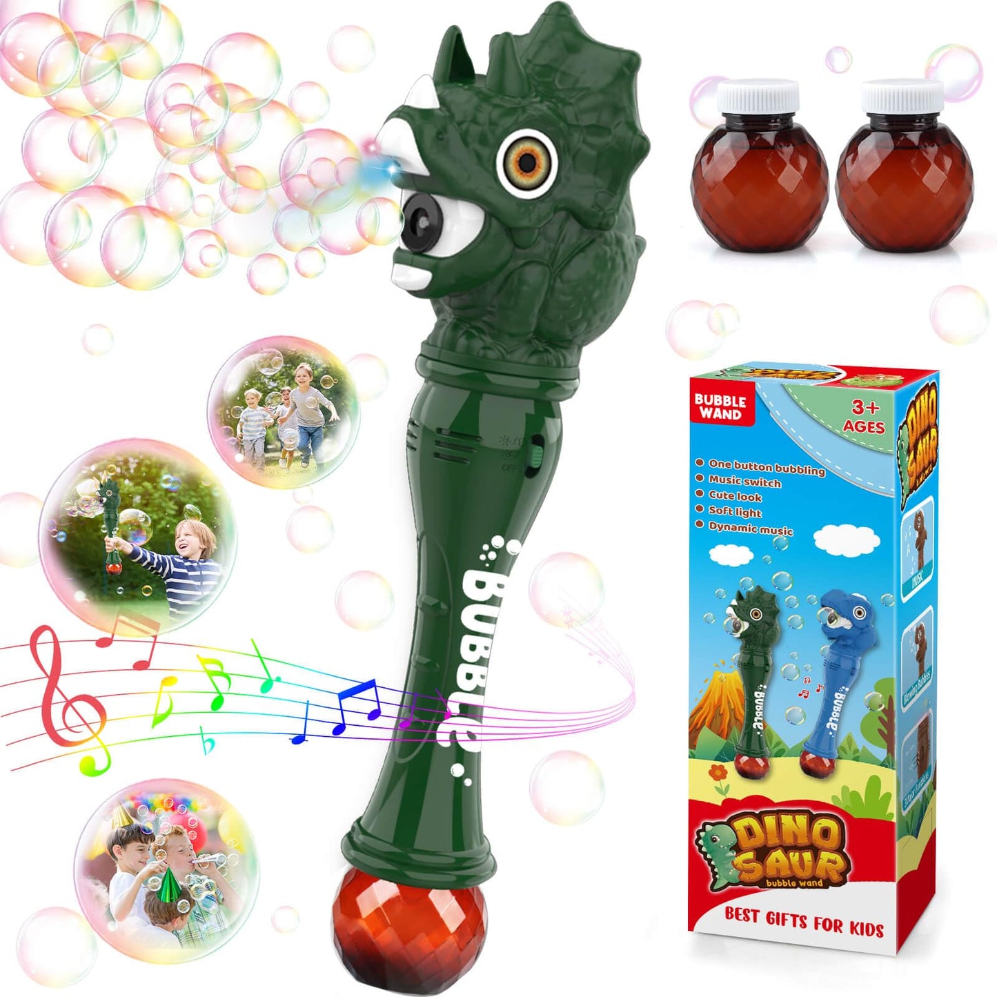 Britik Bubble Wand Toy For 3 4 5 6 7 8 Years Old Boys: Bubbles Machine Bubble Blower For Toddlers 3 Outdoor Toys For Toddlers Ag