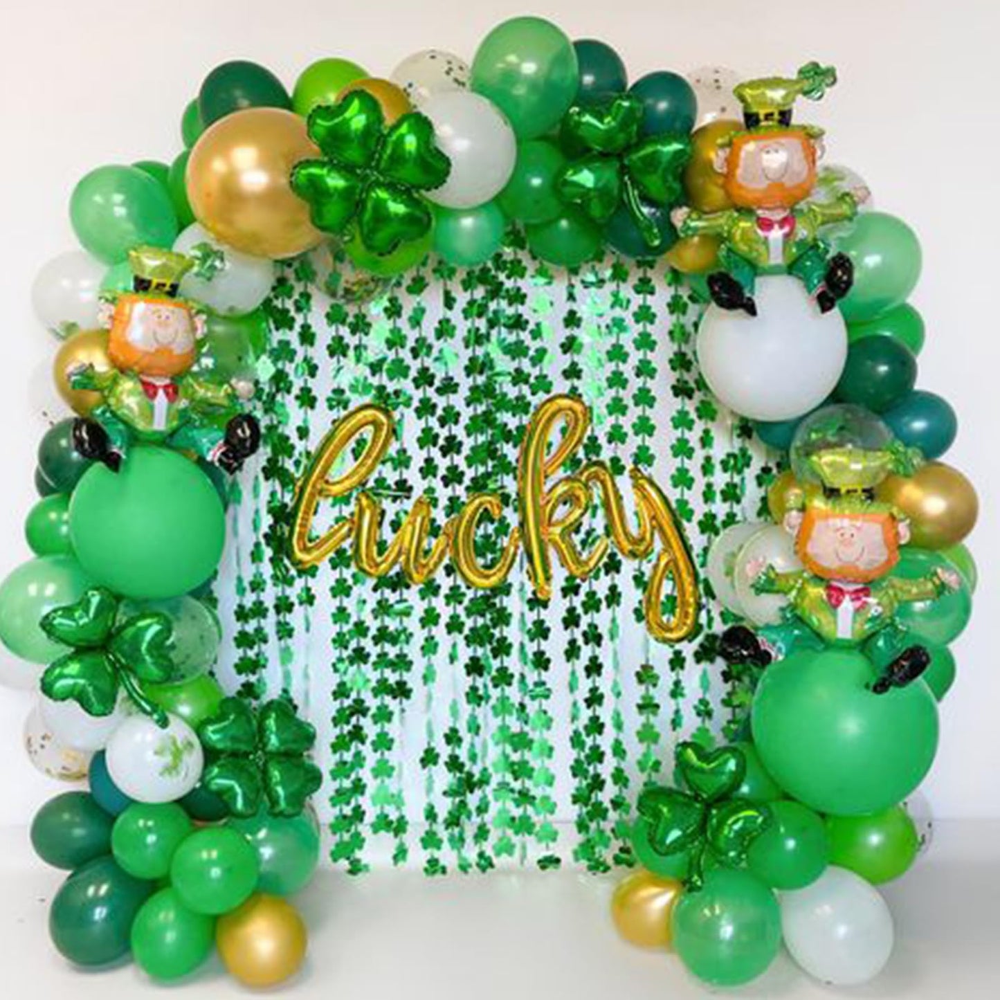 Paready Green Balloons, 60 Pcs Dark Green Party Balloons 12 Inch Light Green Balloons Fruit Green Confetti Balloons Green Latex